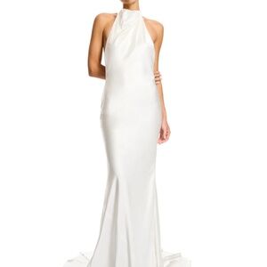 Cameron Kyha bridal halter wedding dress NEVER WORN WITH TAGS
